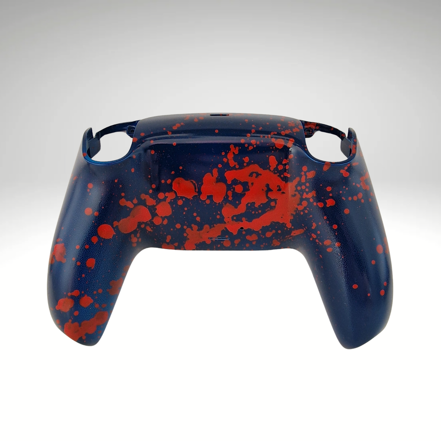 Blue Blood Splatter Dualsense Controller Back Plate