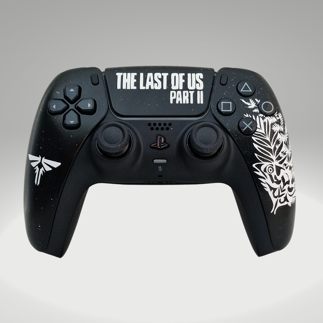 The Last Of Us Inspired Dualsense Controller - Ellie Tattoo Black