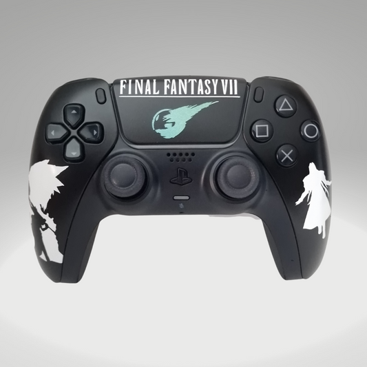 Final Fantasy VII Black Edition Inspired Dualsence Controller