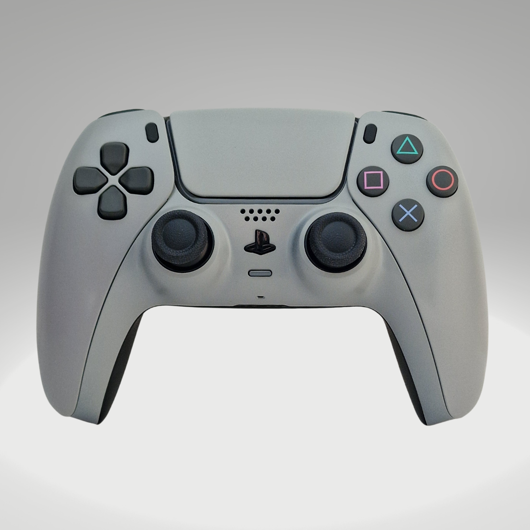 PS1 Grey Inspired Dualsense Controller