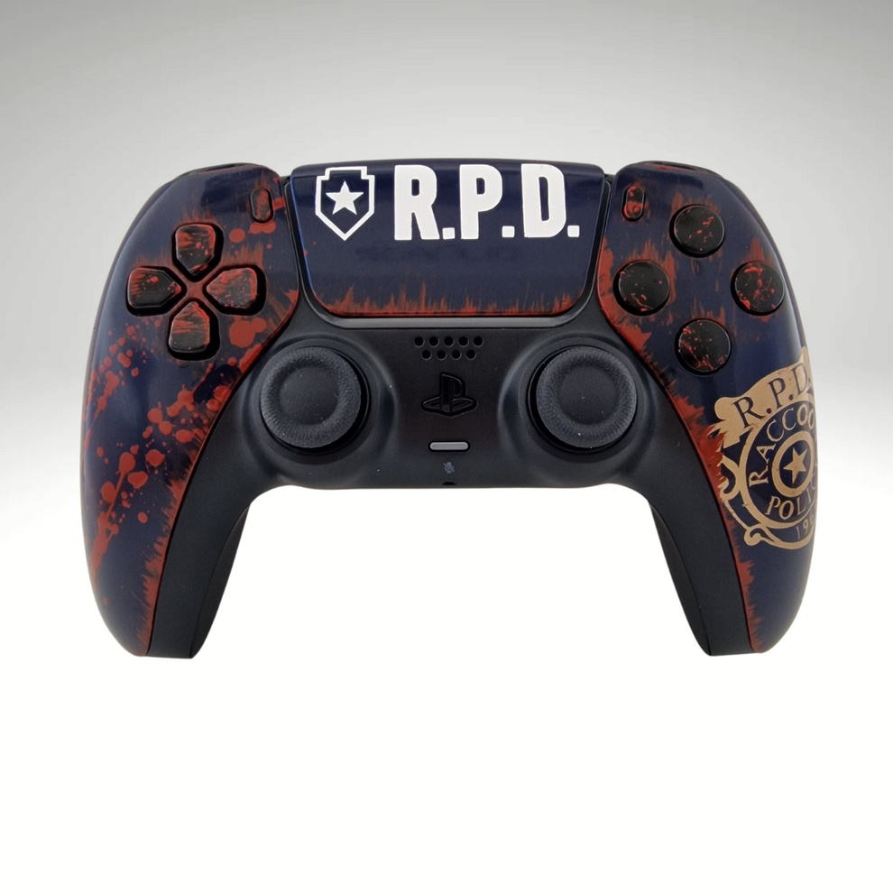 Resident Evil R.P.D Inspired Dualsense Controller – Undead Gaming