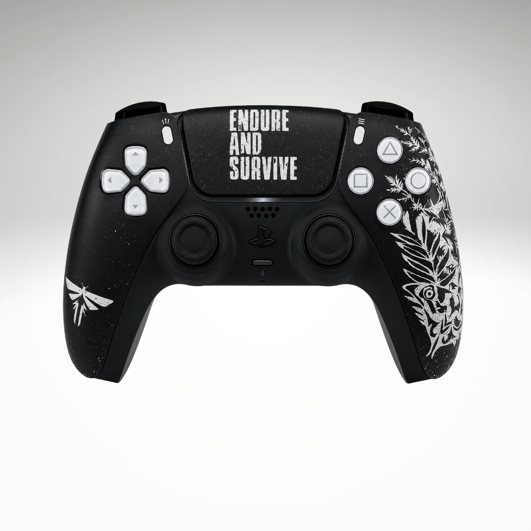 Ellie Tattoo Black Inspired Dualsense Controller