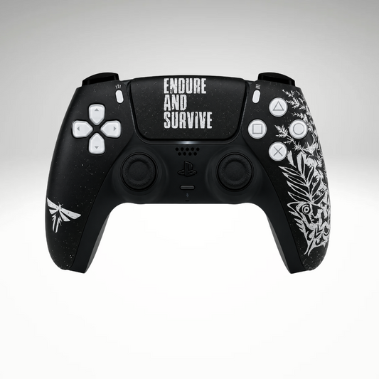 The Last Of Us Inspired Dualsense Controller - Ellie Tattoo Black