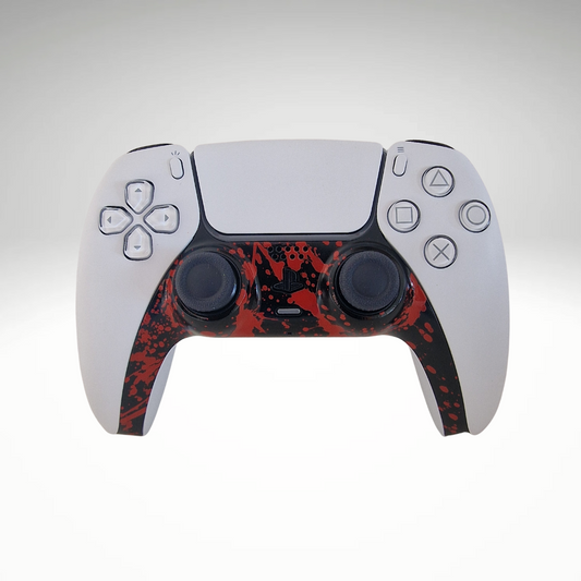 Black Splatter DualSense Controller Trim.