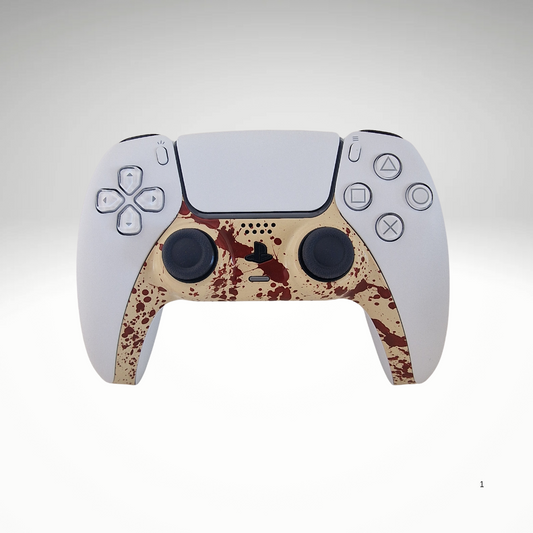 Beige Splatter DualSense Controller Trim.