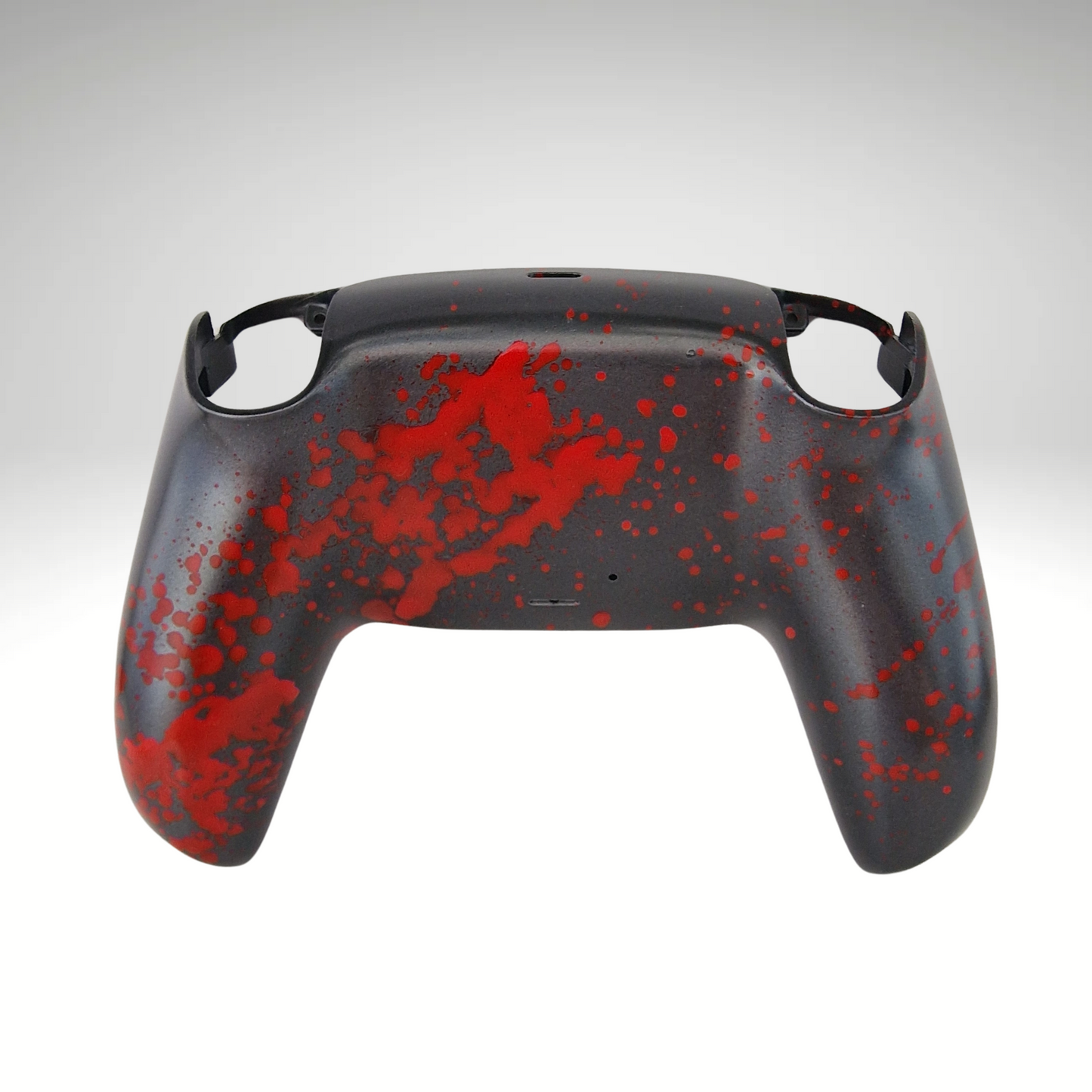 Gun Metal Blood Splatter Dualsense Controller Back Plate