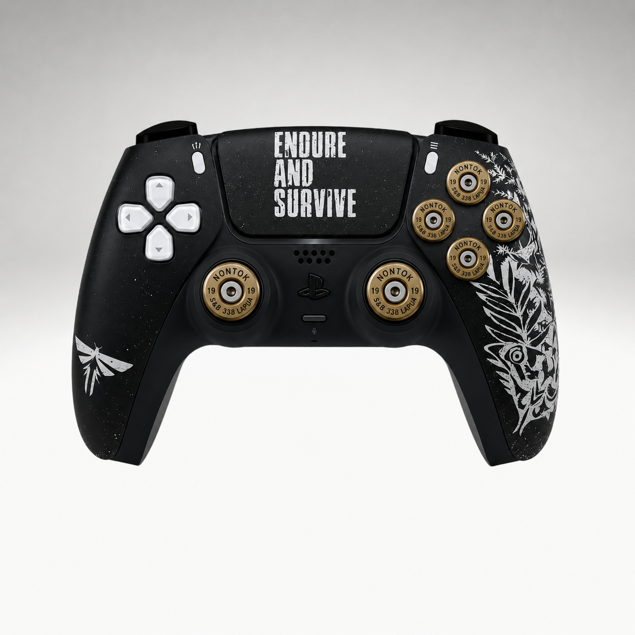 Ellie Tattoo Black Inspired Dualsense Controller
